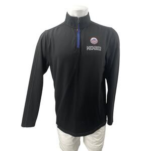 Member New York Mets MLB Basketball Omni-Wick Shotgun Quarter-Zip Pullover Sz L